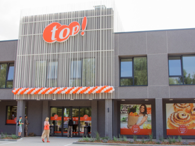 Öppnande av företagets LPB nya butik "top!" i Ādaži